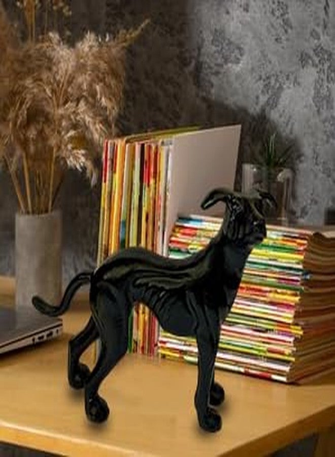 ITOS365 Metal Black Dog Statue and Figurine Animal Showpiece for Home Decoration Decorative Items - Image 5
